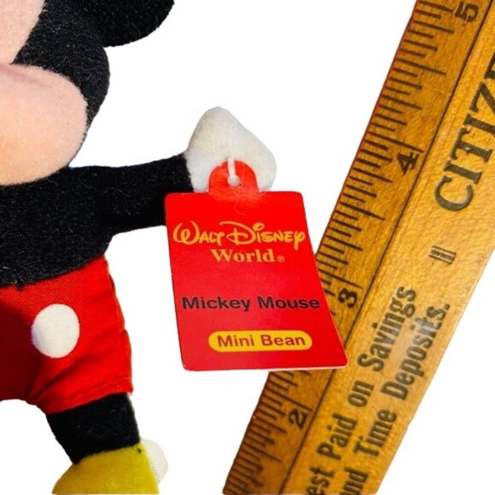 Vintage Disney Kellogg’s Mickey Walt Disney World Mickey Mouse Small Stuffed Ani - Picture 4 of 8